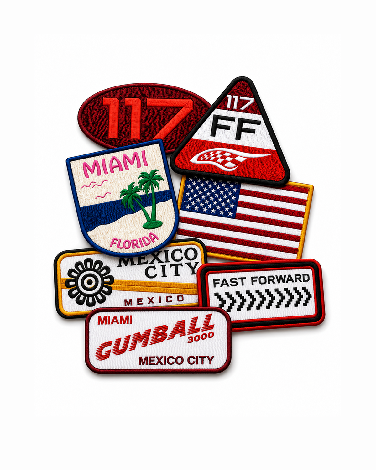 Gumball 3000 Patch Set
